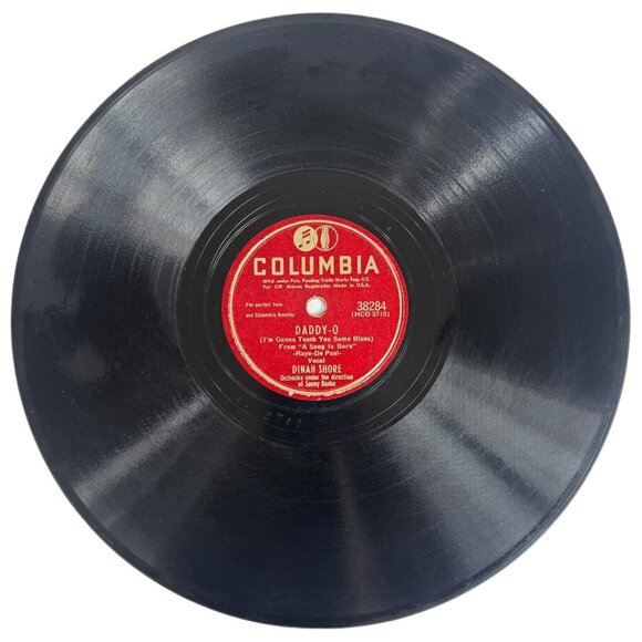 Dinah Shore - Button and Bows / Daddy-O - 38284 Columbia 78rpm 10" Shellac - Picture 3 of 4